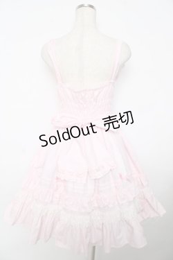 画像2: Angelic Pretty / リボンシャーリングジャンパースカート  ピンク Y-25-11-06-127-AP-OP-AS-ZY