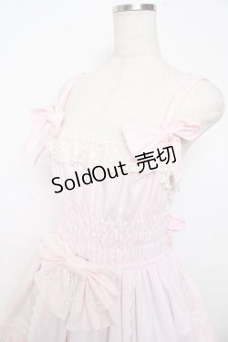 画像3: Angelic Pretty / リボンシャーリングジャンパースカート  ピンク Y-25-11-06-127-AP-OP-AS-ZY