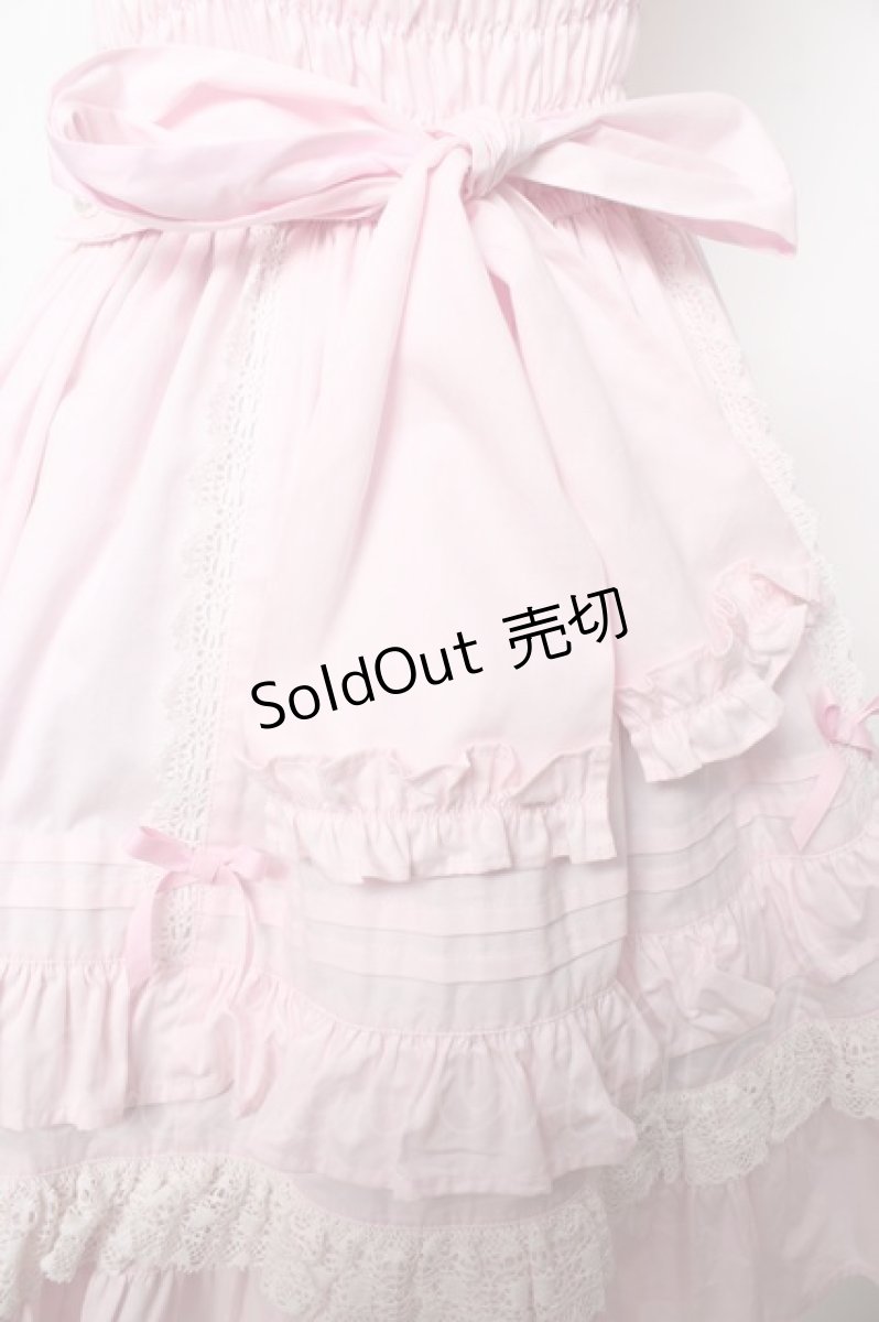 画像5: Angelic Pretty / リボンシャーリングジャンパースカート  ピンク Y-25-11-06-127-AP-OP-AS-ZY (5)