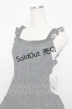 画像3: Victorian maiden / ヴィクトリアンタータンフリルジャンパースカート  グリーン Y-25-11-06-128-CL-OP-SZ-ZT621