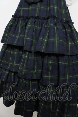 画像4: Victorian maiden / ヴィクトリアンタータンフリルジャンパースカート  グリーン Y-25-11-06-128-CL-OP-SZ-ZY