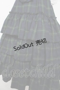 画像4: Victorian maiden / ヴィクトリアンタータンフリルジャンパースカート  グリーン Y-25-11-06-128-CL-OP-SZ-ZT621