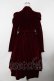 画像2: axes femme kawaii / クラシカルベロアワンピース M ワイン Y-25-11-06-129-AX-OP-SZ-ZY (2)