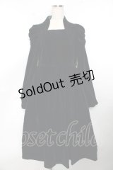 axes femme kawaii / クラシカルベロアワンピース M グリーン Y-25-11-06-130-AX-OP-SZ-ZY