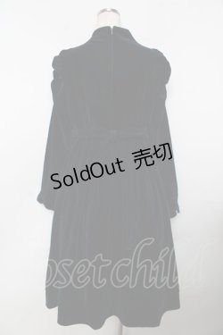 画像2: axes femme kawaii / クラシカルベロアワンピース M グリーン Y-25-11-06-130-AX-OP-SZ-ZY