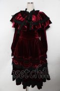 Hoshibako Works / Rozen Maiden x HoshibakoWorks 真紅ケープ付きワンピース  ベルベット Y-25-11-06-131-LO-OP-SZ-ZY