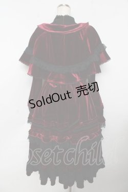 画像2: Hoshibako Works / Rozen Maiden x HoshibakoWorks 真紅ケープ付きワンピース  ベルベット Y-25-11-06-131-LO-OP-SZ-ZY