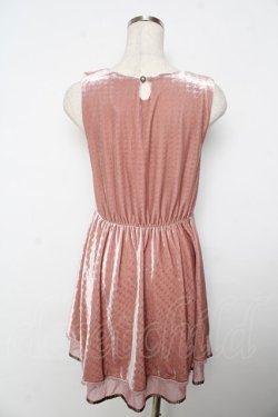 画像2: axes femme /ベロア調ワンピース M ピンク Y-25-11-06-132-AX-OP-SZ-ZY