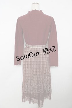 画像2: axes femme / ドッキングワンピース M 茶 Y-25-11-06-133-AX-OP-SZ-ZY