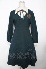 F i.n.t / クレリックヨーク切替ワンピース F グリーン Y-25-11-06-134-CA-OP-SZ-ZY