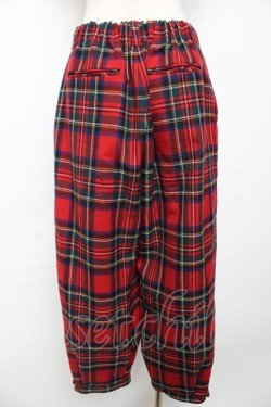画像2: Jane Marple / ウールタータン ニッカーズパンツ M レッド Y-25-11-06-136-JM-PA-SZ-ZY