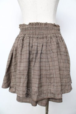 画像2: axes femme POETIQUE / レースアップデザインスカパン M 茶 Y-25-11-06-141-AX-PA-SZ-ZY