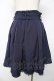 画像2: LODISPOTTO / リボン付きスカート S 紺 Y-25-11-06-145-LO-SK-SZ-ZY (2)