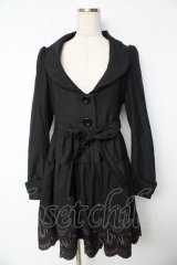 BPN / クラウン刺繍コート  黒 Y-25-11-06-147-GO-CO-AS-ZY