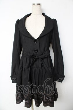画像1: BPN / クラウン刺繍コート  黒 Y-25-11-06-147-GO-CO-AS-ZY