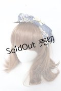 【SALE】To Alice / プラネタリウムリボンカチューシャ  紺 Y-25-11-06-016-LO-AC-SZ-ZT487