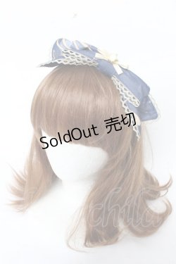 画像1: 【SALE】To Alice / プラネタリウムリボンカチューシャ  紺 Y-25-11-06-016-LO-AC-SZ-ZT487