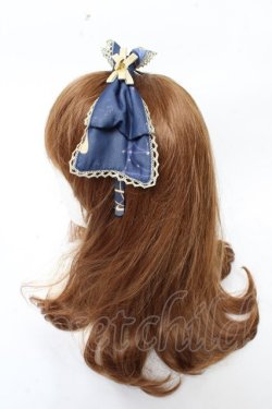 画像2: To Alice / プラネタリウムリボンカチューシャ  紺 Y-25-11-06-016-LO-AC-SZ-ZY