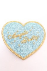 Angelic Pretty / Love Heartラメクリップ  サックス Y-25-11-06-003-AP-ZA-SZ-ZY