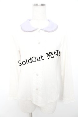 画像1: axes femme POETIQUE / ブラウス風カットソー  キナリ Y-25-11-06-019-AX-TO-SZ-ZY