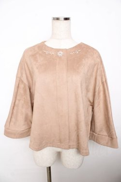 画像1: axes femme / ドルマンスリーブブルゾン M ベージュ Y-25-11-06-021-AX-TO-SZ-ZY