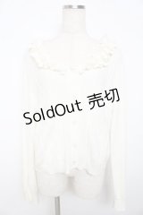 Hoshibako Works / 風の香り ラウンドネックカーディガン  アイボリー Y-25-11-06-025-LO-TO-SZ-ZY