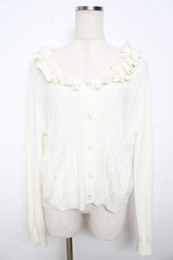 画像1: Hoshibako Works / 風の香り ラウンドネックカーディガン  アイボリー Y-25-11-06-025-LO-TO-SZ-ZY