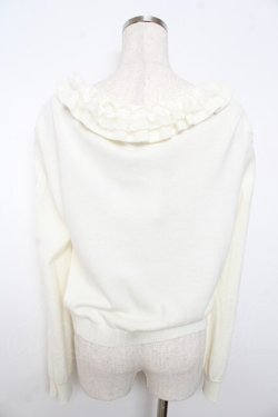 画像2: Hoshibako Works / 風の香り ラウンドネックカーディガン  アイボリー Y-25-11-06-025-LO-TO-SZ-ZY