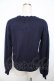 画像2: axes femme / スノー刺繍ニットプルオーバー M 紺 Y-25-11-06-032-AX-TO-SZ-ZY (2)