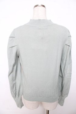 画像2: axes femme / ビジューハイネックニット M ミント Y-25-11-06-034-AX-TO-SZ-ZY