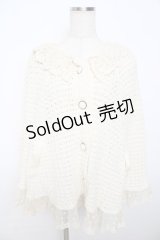 LIZ　LISA / ニットポンチョ 0 生成り Y-25-11-06-037-LO-JA-SZ-ZY