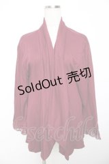 axes femme / UVカットトッパーカーデ F ワイン Y-25-11-06-038-AX-TO-SZ-ZY