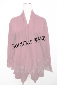 axes femme / UVカットトッパーカーデ F ワイン Y-25-11-06-038-AX-TO-SZ-ZY