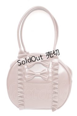 画像1: axes femme kawaii / ツインリボンラウンドバッグ  茶 Y-25-11-06-006-AX-BG-SZ-ZY