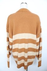 画像2: Candy Stripper / GIZMO BORDER KNIT グレムリンニット 2 ブラウン Y-25-11-06-040-PU-TO-SZ-ZT200 (2)