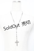 Moi-meme-Moitie / ローズ十字架ロザリオネックレス  パープル Y-25-11-09-001-MO-AC-SZ-ZY