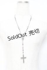Moi-meme-Moitie / ローズ十字架ロザリオネックレス  パープル Y-25-11-09-001-MO-AC-SZ-ZY