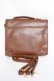 画像2: axes femme / ベルトデザインサッチェル  茶 Y-25-11-09-035-AX-BG-SZ-ZY (2)