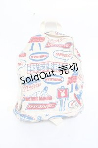 HYSTERIC GLAMOUR / 総柄2WAYミニリュック&ポーチ  ベージュ Y-25-11-09-036-PU-BG-SZ-ZY