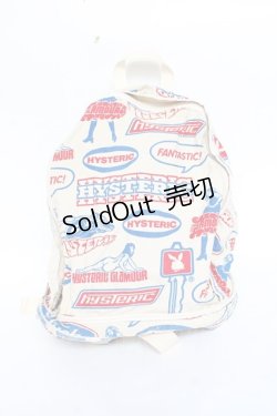 画像1: HYSTERIC GLAMOUR / 総柄2WAYミニリュック&ポーチ  ベージュ Y-25-11-09-036-PU-BG-SZ-ZY