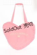 ATELIER PIERROT / Heart Frill Tote Bag  赤 Y-25-11-09-037-EL-BG-SZ-ZY