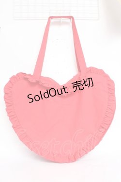 画像2: ATELIER PIERROT / Heart Frill Tote Bag  赤 Y-25-11-09-037-EL-BG-SZ-ZY