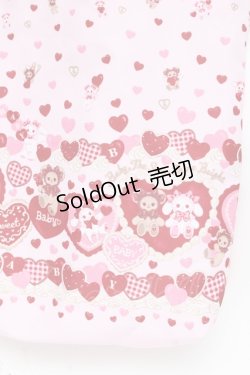 画像3: BABY,THE STARS SHINE BRIGHT / くみゃちゃんのSweet Baby Love Heart柄トートバッグ  ピンク Y-25-11-09-038-BA-BG-SZ-ZY