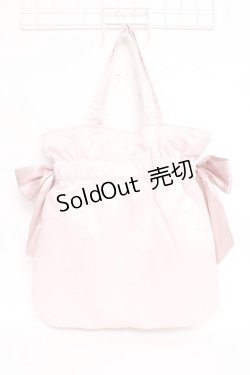 画像2: Maison de FLEUR / ダブルリボンギャザートートバッグ F ピンクベージュ Y-25-11-09-039-LO-BG-SZ-ZY