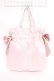 画像2: Maison de FLEUR / ダブルリボンギャザートートバッグ F ピンクベージュ Y-25-11-09-039-LO-BG-SZ-ZY (2)