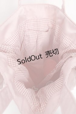 画像3: Maison de FLEUR / ダブルリボンギャザートートバッグ F ピンクベージュ Y-25-11-09-039-LO-BG-SZ-ZY