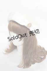 m petit by misako / AMモチーフリボンベレー  生成り Y-25-11-09-040-LO-AC-SZ-ZY