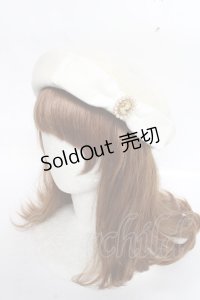 m petit by misako / AMモチーフリボンベレー  生成り Y-25-11-09-040-LO-AC-SZ-ZY