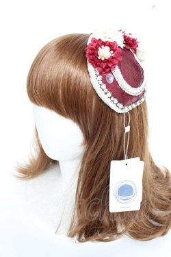 画像1: Hoshibako Works / 小さな妖精さん2.0 カクテルハット (ハート)  赤 Y-25-11-09-043-LO-AC-SZ-ZY