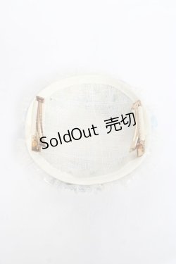 画像3: 【SALE】devil inspired / エレガントローズタラウンドカクテルハット  サックス Y-25-11-09-044-LO-AC-SZ-ZT486